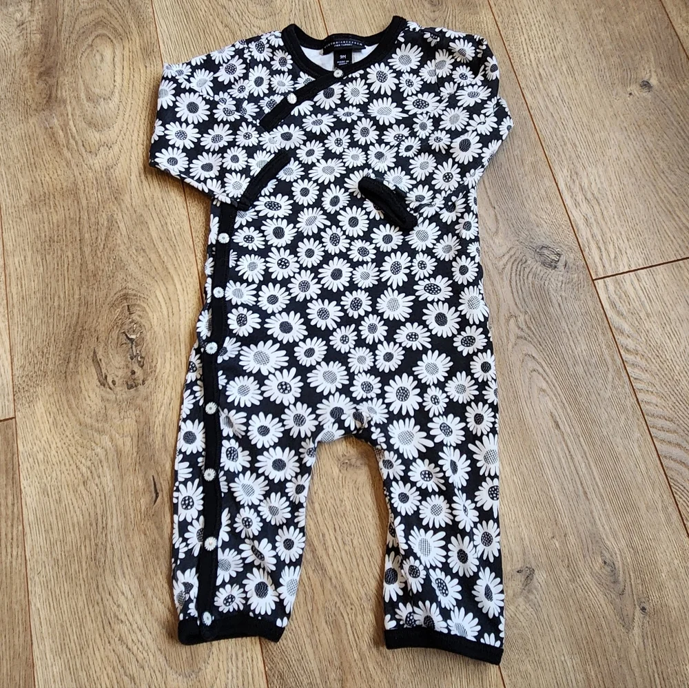 9m Girls Victoria Beckham Floral Romper